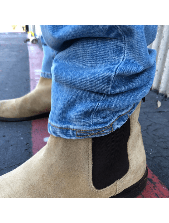 Dapper Boi Jeans Slim-Straight Blue Fade Stretch Jeans