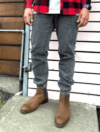 Dapper Boi Jeans Slim-Straight Stone Grey Jeans