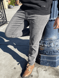 Dapper Boi Jeans Slim-Straight Stone Grey Jeans