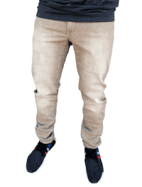Dapper Boi Jeans Slim-Straight Tan Stretch Jeans