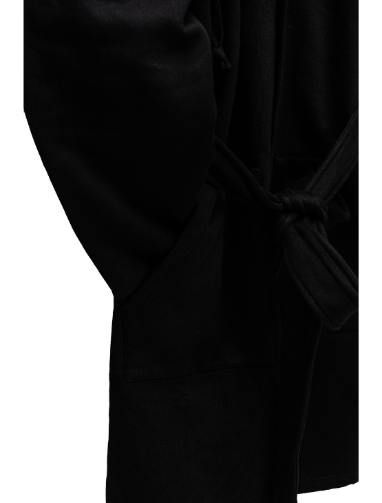Black DB Hoodie Robe 2XL