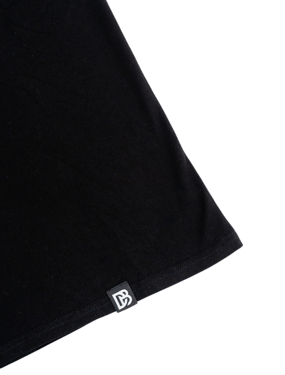 Dapper Boi Shirts Black DB Drop Shoulder Tee