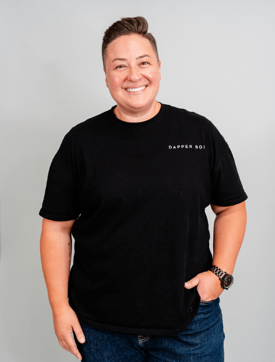 Dapper Boi Shirts Black DB Drop Shoulder Tee