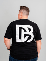 Dapper Boi Shirts Black DB Drop Shoulder Tee