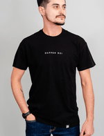 Dapper Boi Shirts Black Essential Drop Shoulder Tee