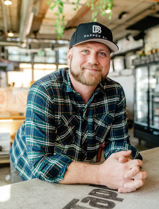 Dapper Boi Shirts Blue-Green Plaid Flannel Button-Up