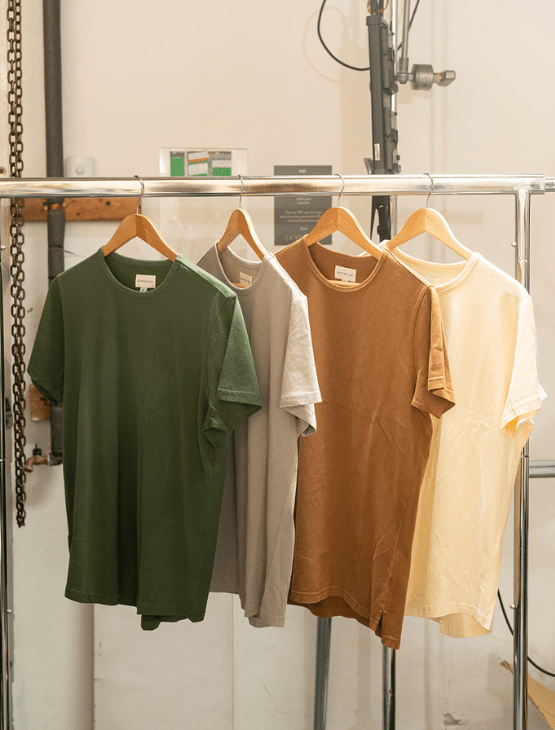 Dapper Boi Shirts Neutrals Drop-Cut Crew Neck 4-Pack