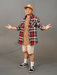 Dapper Boi Shirts Neutrals Drop-Cut Crew Neck 4-Pack