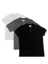 Short Sleeve Henley 3-Pack