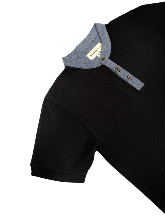 Dapper Boi Shirts The Essential Stand Collar Polo Pack