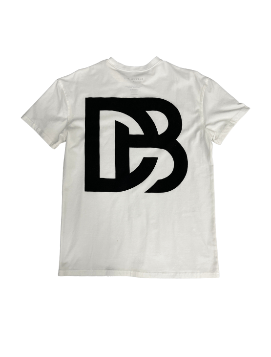 Dapper Boi Shirts White DB Drop Shoulder Tee