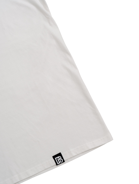 Dapper Boi Shirts White Essential Drop Shoulder Tee