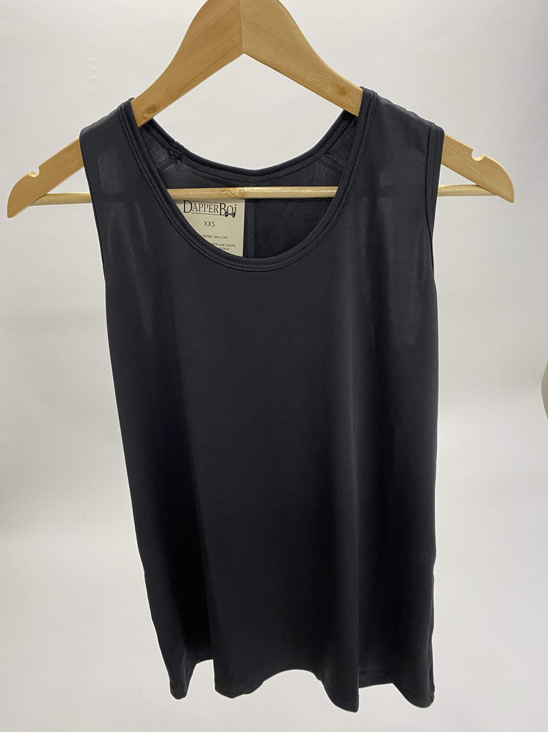 Dapper Boi Shirts XXS FINAL SALE: Grey Swim-Sport Tank (XXS)