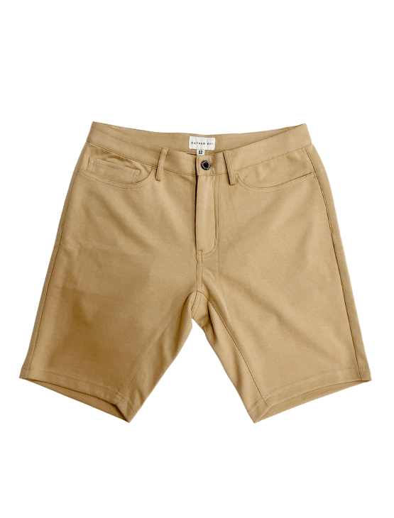 Dapper Boi Shorts Khaki Casual Knit Shorts