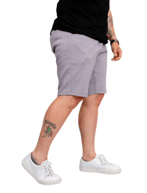 Dapper Boi Shorts Light Grey Casual Knit Shorts