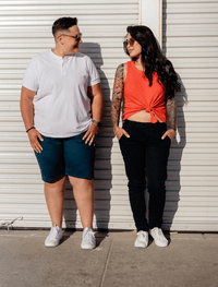 Dapper Boi Shorts PRE-ORDER CAMPAIGN: Steel Blue Chino Shorts