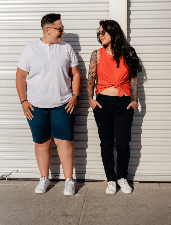 Dapper Boi Shorts PRE-ORDER CAMPAIGN: Steel Blue Chino Shorts