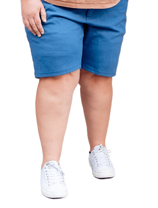 Dapper Boi Shorts Steel Blue Casual Knit Shorts