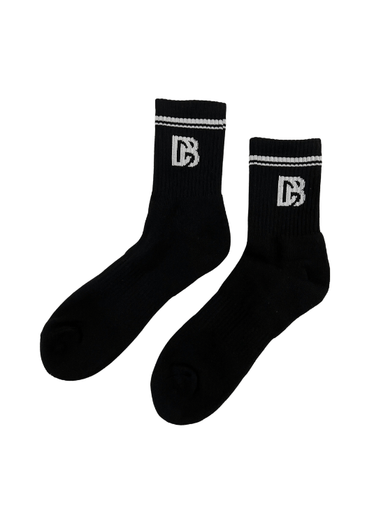 Dapper Boi Socks Black DB Socks