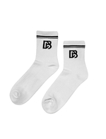 Dapper Boi Socks White DB Socks