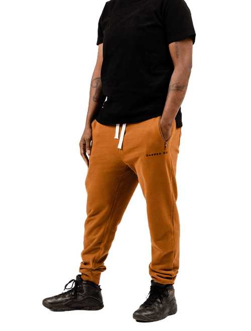 Dapper Boi Bottoms Camel DB Joggers