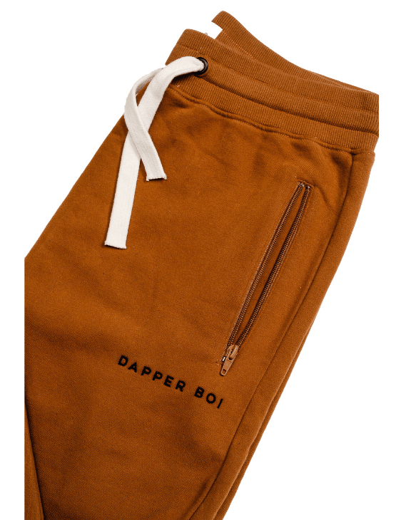 Dapper Boi Bottoms Camel DB Joggers