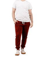 Dapper Boi Bottoms Deep Red DB Joggers