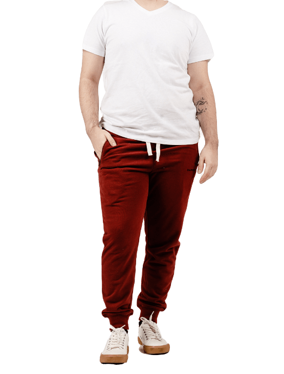 Dapper Boi Bottoms Deep Red DB Joggers