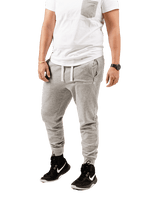 Dapper Boi Bottoms Grey Melange DB Joggers