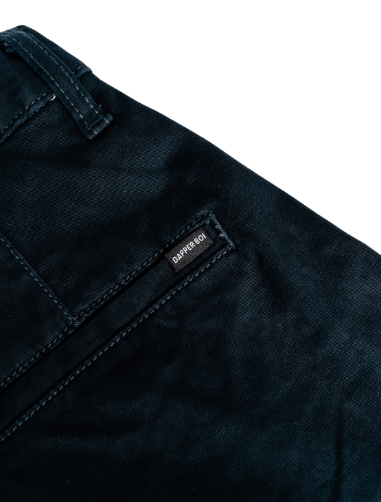 Dapper Boi Bottoms PRE-ORDER CAMPAIGN: Dark Navy Slim Chino Pants