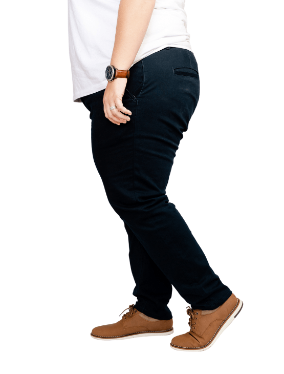 Dapper Boi Bottoms PRE-ORDER CAMPAIGN: Dark Navy Slim Chino Pants