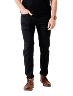 Dapper Boi Bottoms SLIM Black Stretch Chino Pants