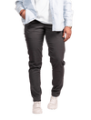 Dapper Boi Bottoms Slim Dark Grey Stretch Chino Pants