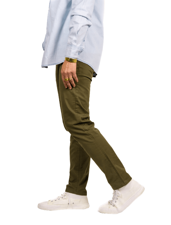 Olive pants mens outfit sale