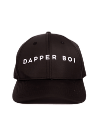 Dapper Boi Hats Black Rounded DB Active Sweatproof Cap