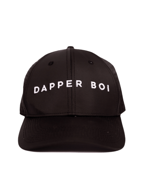 Dapper Boi Hats Black Rounded DB Active Sweatproof Cap