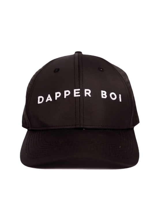 Black Rounded DB Active Sweatproof Cap