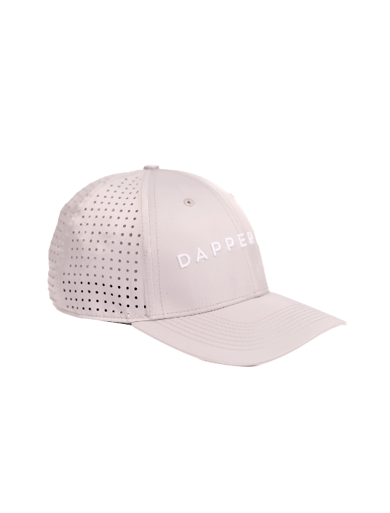 Dapper Boi Hats Grey Rounded DB Active Sweatproof Cap