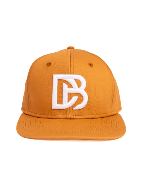 Dapper Boi Hats Tan Flat Brim Snapback