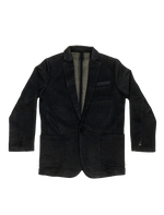 Dapper Boi Jackets Blue-Black Casual Knit Blazer