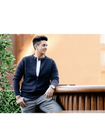 Dapper Boi Jackets Eggplant Ribbed Sweater Jacket