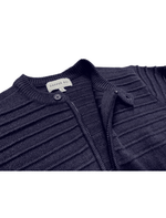 Dapper Boi Jackets Eggplant Ribbed Sweater Jacket