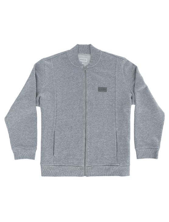 Dapper Boi Jackets Heather Grey Bomber Jacket