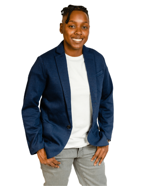 Dapper Boi Jackets Navy Casual Knit Blazer