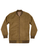 Dapper Boi Jackets Olive Microfiber Suede Bomber Jacket