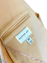 Dapper Boi Jackets Tan Casual Knit Blazer