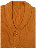Dapper Boi Jackets Tan Shawl Collar Cardigan