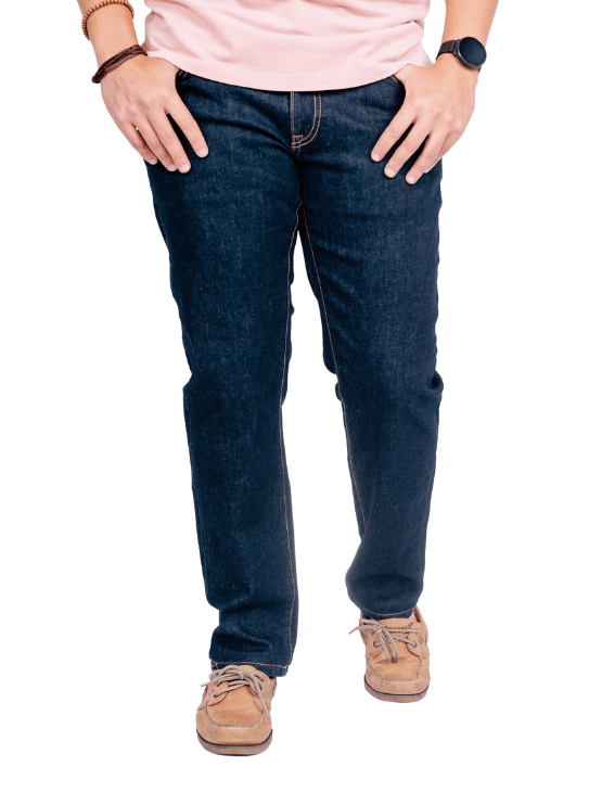 Dapper Boi Jeans PRE-ORDER: Slim-Straight, Premium Indigo Stretch Jeans