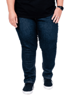 Dapper Boi Jeans PRE-ORDER: Slim-Straight, Premium Indigo Stretch Jeans
