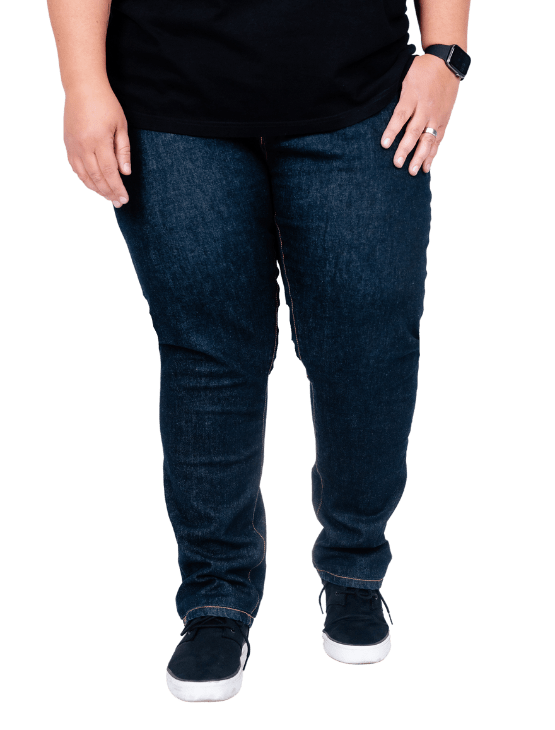 Dapper Boi Jeans PRE-ORDER: Slim-Straight, Premium Indigo Stretch Jeans